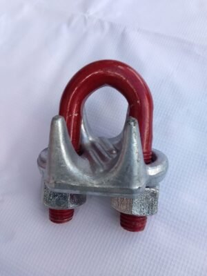 Grapa de Hierro Maleable para Cable de Acero